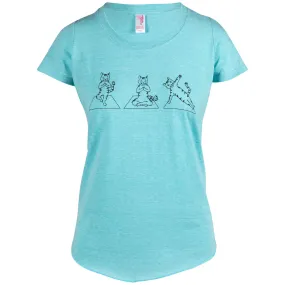 Pet Yoga Pose Soft Wash T-Shirt