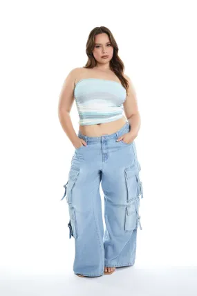 Plus Size Bratz x F21 Wide-Leg Cargo Jeans