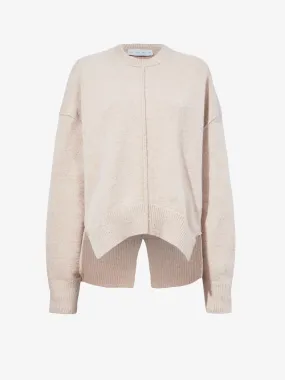 Proenza Schouler White Label Kellen Knit Sweater in Wool Blend - Birch