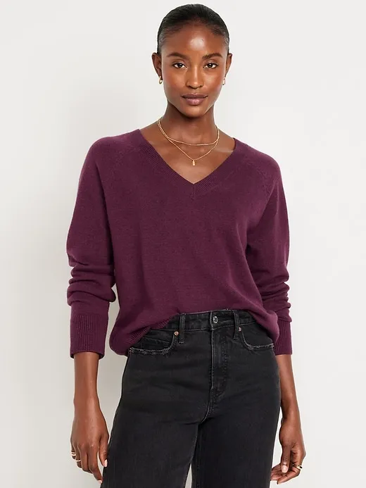 SoSoft Loose V-Neck Sweater