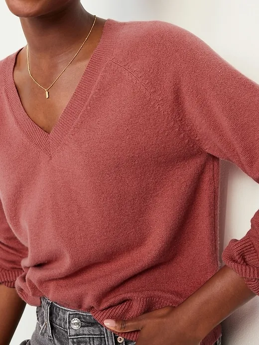 SoSoft Loose V-Neck Sweater