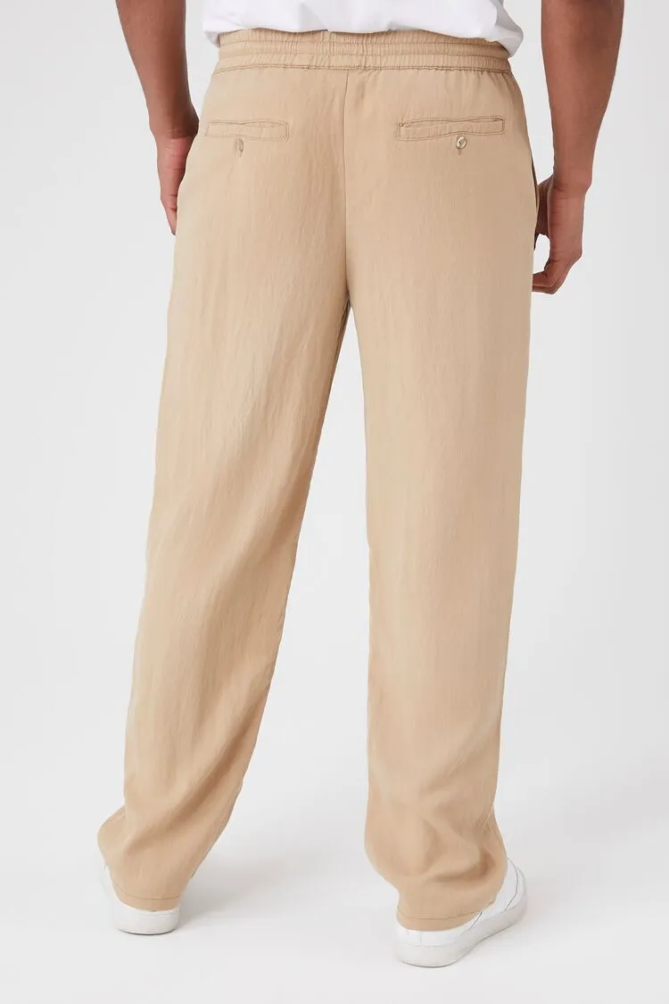 Straight-Leg Drawstring Pants