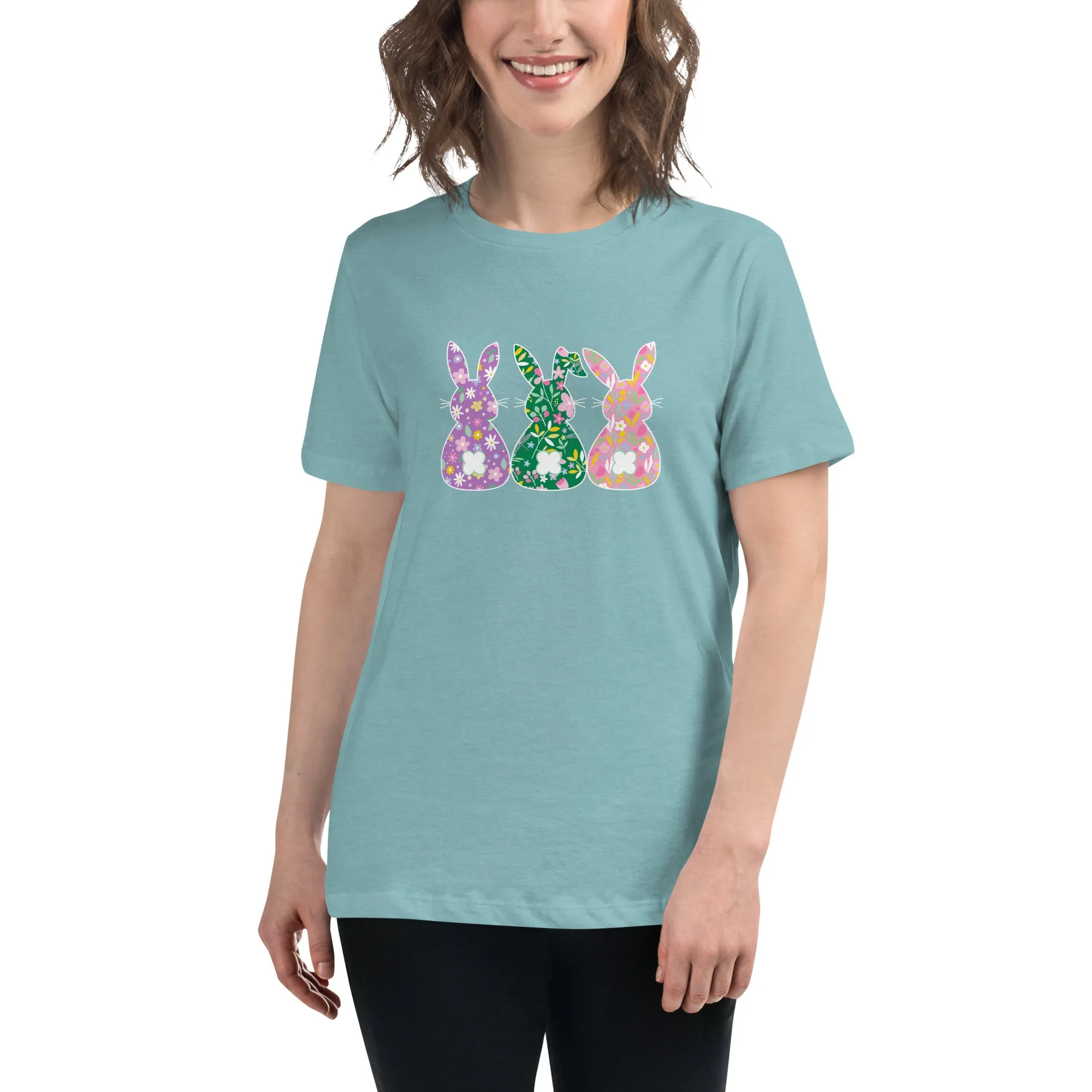 Whimsical Bunnies Women's Relaxed T-Shirt