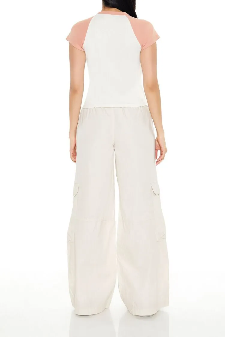 Wide-Leg Cargo Pants