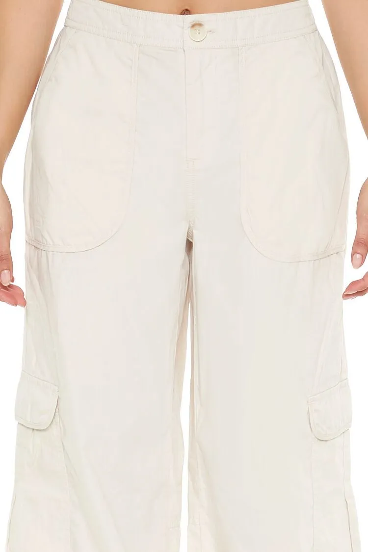 Wide-Leg Cargo Pants